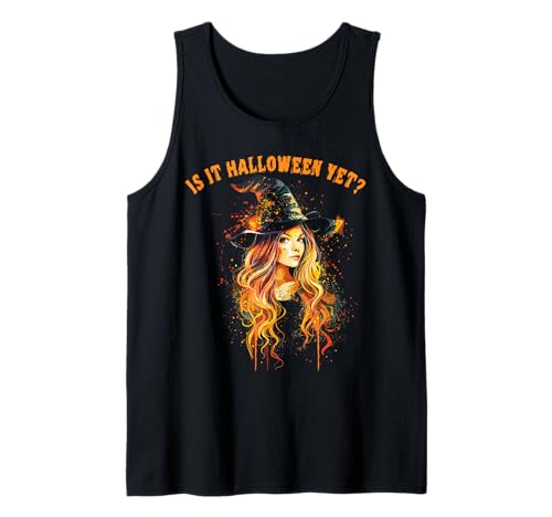 Gruselige Pin Up Hexe Halloween Pinup Girl Tank Top von Ghoulish halloween gifts