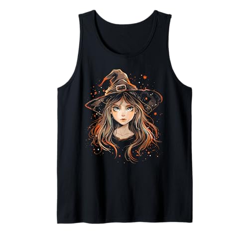 Gruselige Pin Up Hexe Halloween Pinup Girl Tank Top von Ghoulish halloween gifts