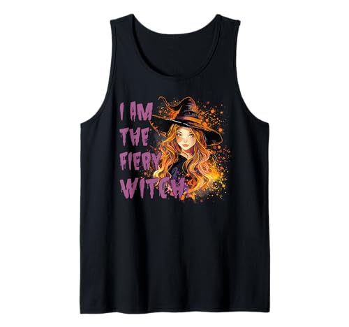 Gruselige Pin Up Hexe Halloween Pinup Girl Tank Top von Ghoulish halloween gifts