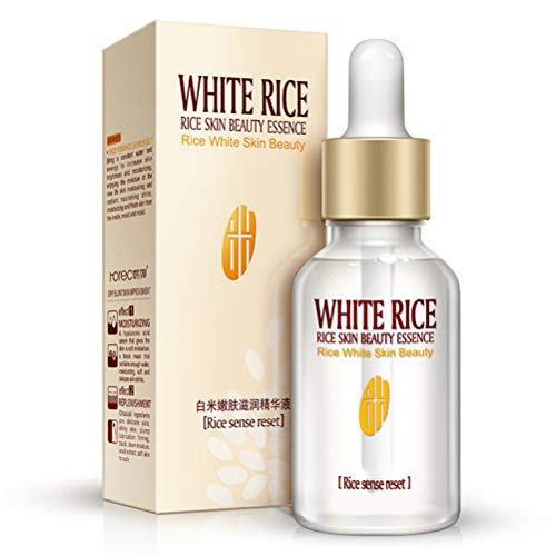 15 ml White Rice Whitening Serum Feuchtigkeitscreme Anti Falten Anti Aging Gesichtspflege zur Entfernung feiner Linien Frauen von Ghzste