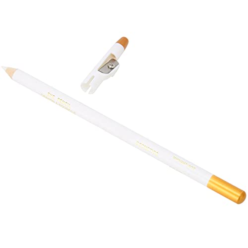 Professioneller Bartstift-Füller Männer, Bartstift mit Anspitzer, Bartstift-Formungs-Styling-Werkzeug Styling und Kanten (Weiss) von Ghzste