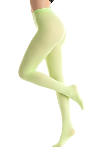 Damen Strumpfhose, Blickdicht, strumpfhose damen 80 den Total Comfort Strumpfhose winter mit weichem Griff (DE/NL/SE/PL, Alphanumerisch, S, M, Regular, Regular, Limettengrün) von Gi&Gi