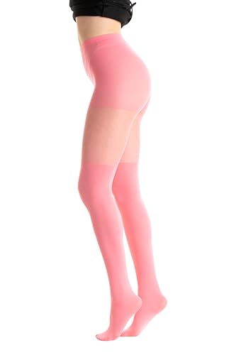 GI&GI Damenstrumpfhose Fashion 20-80 Den N.1026 Made in Italy, Korallenrosa, S-M von Gi&Gi