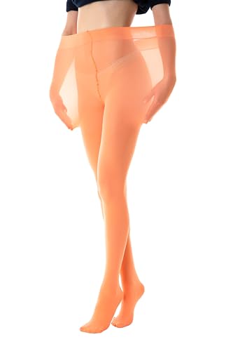 Gi&Gi Curvy Strumpfhose in Übergröße, gebogene Socken 80 den blickdicht mit weicher Mikrofaser, ORANGE KORALLE, XL-XXL Plus Gi&Gi Curvy Strumpfhose in Übergröße, gebogene Socken 80 den blickdicht mit weicher Mikrofaser, ORANGE KORALLE, XL-XXL Plus von Gi&Gi