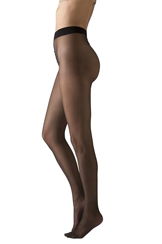 Gi&Gi Damen-Strumpfhose 20 den, Damen-Strumpfhosen, 20 Denier, mit Korsett ganz nackt, N,1270, Schwarz , L von Gi&Gi