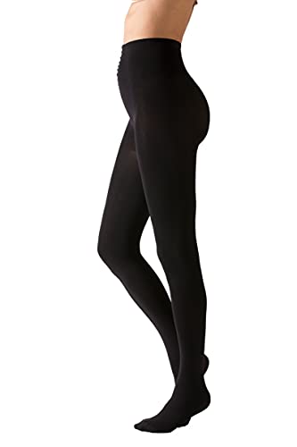 Gi&Gi strumpfhose damen 120 den Blickdicht warme Strumpfhose matte Optik breiter Komfortbund Baumwollzwickel Damen (DE/NL/SE/PL, Alphanumerisch, S, M, Regular, Regular, black) von Gi&Gi