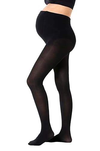 Gi&Gi Umstandsstrumpfhose 180 Denier mit verstellbarem Gummizug Nr. 1682, Schwarz , Einheitsgröße von Gi&Gi