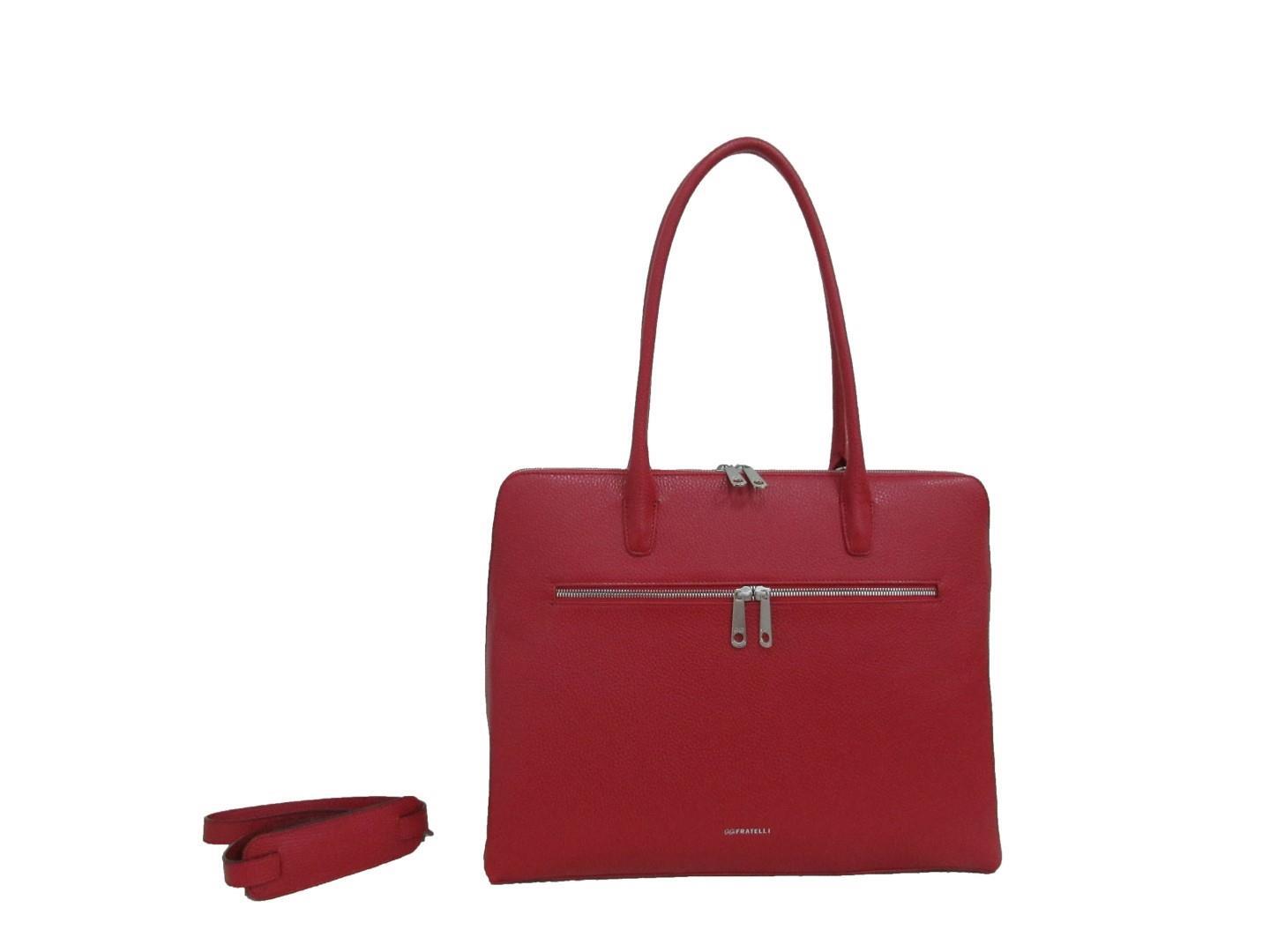 GiGI FRATELLI - Businesstasche Busishopbugatrvvt Xl Red Rot von GiGI FRATELLI