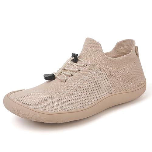 Barfuß-Laufschuhe für Männer und Frauen breite Zehenpartie Powerlifting Bodybuilding Fitnessschuhe Mesh atmungsaktiv Sommer Walking Freizeit-Sneaker für Fitnessstudio, Strand, Surfen, Autofahren von GiJQbFL