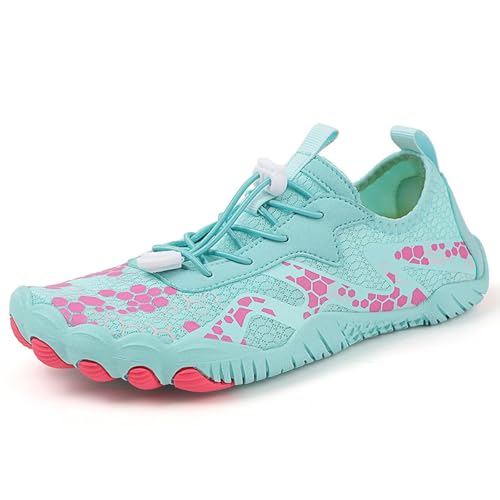 GiJQbFL Barfußschuhe für Damen und Herren mit breiter Zehenpartie zum Wandern, Walken und Schwimmen rutschfeste atmungsaktive und leichte Unisex-Wasserschuhe GiJQbFL Barfußschuhe für Damen und Herren mit breiter Zehenpartie zum Wandern, Walken und Schwimmen rutschfeste atmungsaktive und leichte Unisex-Wasserschuhe von GiJQbFL