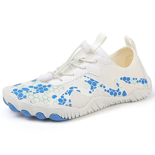 GiJQbFL Barfußschuhe für Damen und Herren mit breiter Zehenpartie zum Wandern, Walken und Schwimmen rutschfeste atmungsaktive und leichte Unisex-Wasserschuhe GiJQbFL Barfußschuhe für Damen und Herren mit breiter Zehenpartie zum Wandern, Walken und Schwimmen rutschfeste atmungsaktive und leichte Unisex-Wasserschuhe von GiJQbFL