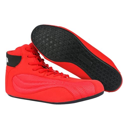 GiJQbFL Boxschuhe für Herren und Damen, Wrestling-Sport-Sneaker, atmungsaktive Bodybuilding-Fitnessschuhe, Wrestling-Schuhe für Jugendliche GiJQbFL Boxschuhe für Herren und Damen, Wrestling-Sport-Sneaker, atmungsaktive Bodybuilding-Fitnessschuhe, Wrestling-Schuhe für Jugendliche von GiJQbFL