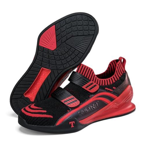 GiJQbFL Herren-Gewichtheberschuhe für Kniebeugen und Kreuzheben, professionelle Trainingsschuhe, atmungsaktive Indoor-Fitness-Sneaker, Balance-Trainingsschuhe GiJQbFL Herren-Gewichtheberschuhe für Kniebeugen und Kreuzheben, professionelle Trainingsschuhe, atmungsaktive Indoor-Fitness-Sneaker, Balance-Trainingsschuhe von GiJQbFL