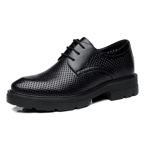 GiJQbFL Herren-Loafer zum Hineinschlüpfen, 5 cm größere Schuhe – rutschfeste Business-Oxfords aus Leder mit Schnürung für das Büro bei der Hochzeit GiJQbFL Herren-Loafer zum Hineinschlüpfen, 5 cm größere Schuhe – rutschfeste Business-Oxfords aus Leder mit Schnürung für das Büro bei der Hochzeit von GiJQbFL