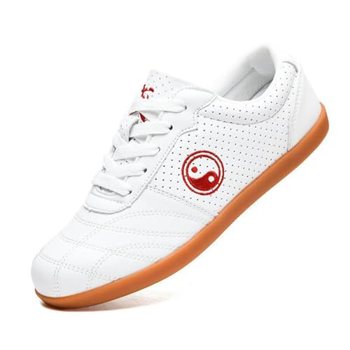 GiJQbFL Herren Tai Chi Schuhe Kampfsportschuhe - Unisex rutschfeste Kung Fu Sport Sneaker Atmungsaktive Box-Karate-Taekwondo-Trainingsschuhe GiJQbFL Herren Tai Chi Schuhe Kampfsportschuhe - Unisex rutschfeste Kung Fu Sport Sneaker Atmungsaktive Box-Karate-Taekwondo-Trainingsschuhe von GiJQbFL