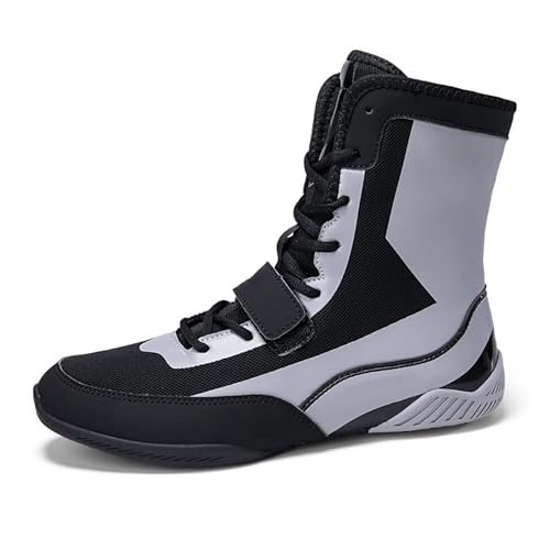 GiJQbFL Herren Wrestling-Boxschuhe Pro Fighting Boots und Bodybuilding Boxen Gewichtheben MMA Training Workout Schuhe von GiJQbFL