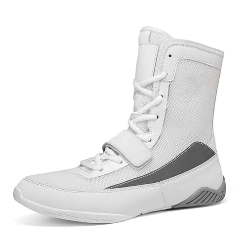 GiJQbFL Herren Wrestling Boxschuhe Pro Kampfstiefel Atmungsaktiv Bodybuilding Boxen Gewichtheben MMA Schuhe Kampfsport Master Training von GiJQbFL