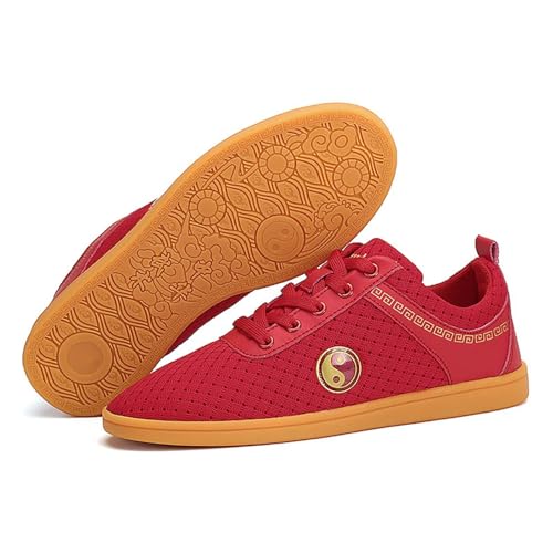 GiJQbFL Kampfsport-Taichi-Kung-Fu-Schuhe für Damen und Herren – Outdoor-Übungs- und Walking-Taekwondo-Sneaker für Qigong und Wing Chun von GiJQbFL