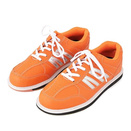 GiJQbFL Klassische Bowlingschuhe für Damen Herren professionelle Bowling-Sneaker atmungsaktiv leicht Trainings-Gleitschuhe GiJQbFL Klassische Bowlingschuhe für Damen Herren professionelle Bowling-Sneaker atmungsaktiv leicht Trainings-Gleitschuhe von GiJQbFL