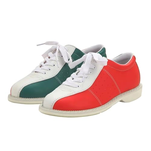GiJQbFL Klassische Bowlingschuhe für Damen Kinder professionelle Bowling-Sneaker aus Leder Anfänger-Gleitschuhe GiJQbFL Klassische Bowlingschuhe für Damen Kinder professionelle Bowling-Sneaker aus Leder Anfänger-Gleitschuhe von GiJQbFL