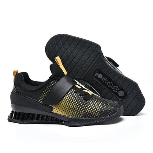 GiJQbFL Kniebeugenschuhe für Herren, Gewichtheben, Fitness, Crosstrainer, Indoor-Fitnessschuhe, Unisex, rutschfest, Balance, umfassende Trainingsschuhe von GiJQbFL