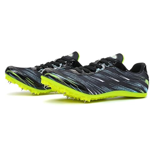 GiJQbFL Leichtathletikschuhe mit Spikes für Herren Damen Mädchen Jungen Jugendliche professionelle Trainings- und Rennlaufschuhe 8-Spikes Leichtathletikschuhe von GiJQbFL