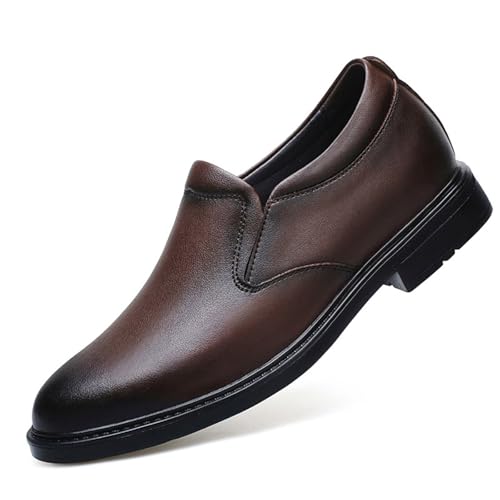 GiJQbFL Unsichtbare höhenverstärkende Anzugschuhe für Herren – 6 cm rutschfeste Business-Oxfords zum Hineinschlüpfen, zum Fahren und für Freizeit-Sneakers GiJQbFL Unsichtbare höhenverstärkende Anzugschuhe für Herren – 6 cm rutschfeste Business-Oxfords zum Hineinschlüpfen, zum Fahren und für Freizeit-Sneakers von GiJQbFL
