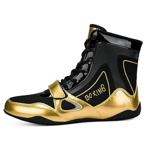 GiJQbFL Wrestling-Boxschuhe für Damen, Kampftrainingsschuhe für Herren, professionelle Kampfstiefel und Trainingsschuhe, rutschfeste Fitness-Sneaker GiJQbFL Wrestling-Boxschuhe für Damen, Kampftrainingsschuhe für Herren, professionelle Kampfstiefel und Trainingsschuhe, rutschfeste Fitness-Sneaker von GiJQbFL