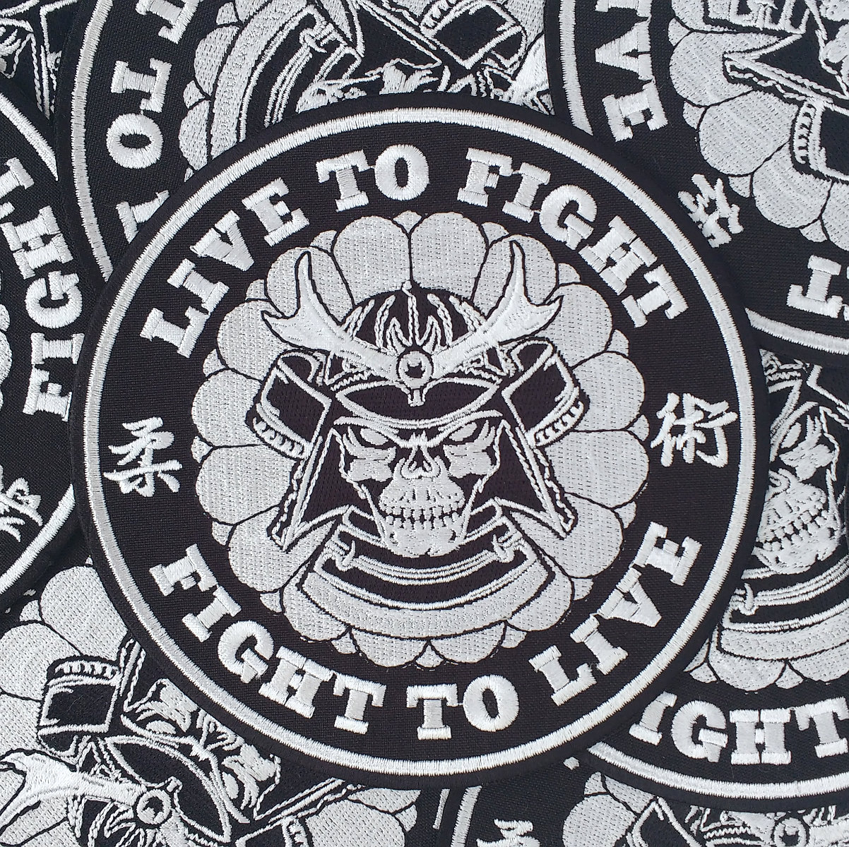 Jiu Jitsu Patches Live To Fight 4, 7 Zoll Bjj Geschenk Für Liebhaber Gi Patch Mma Geschenke Dad Skeleton von GiStoreRocks