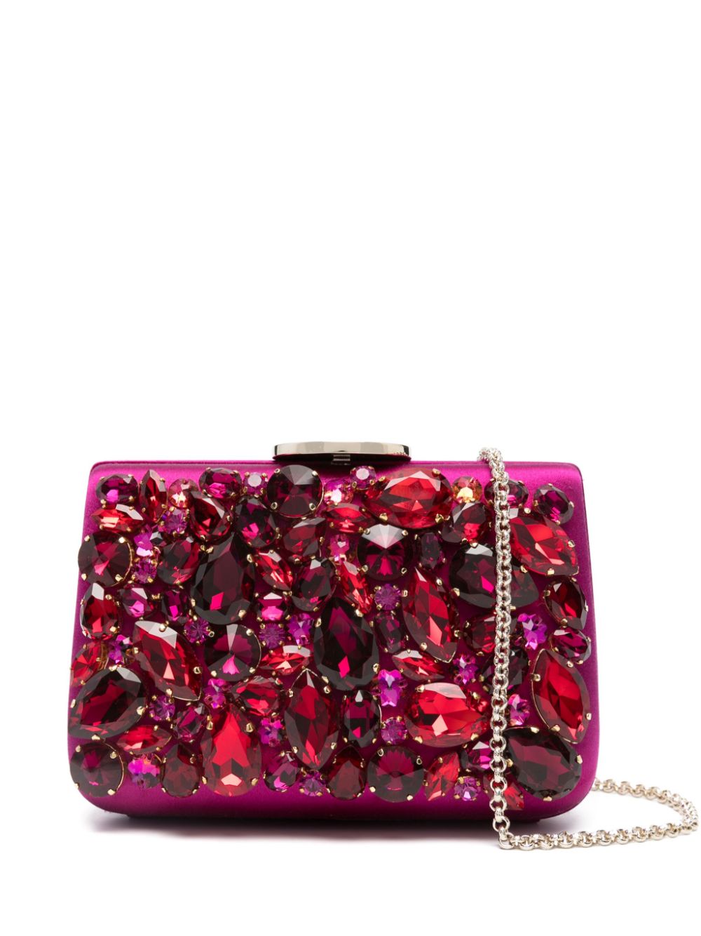 Giambattista Valli Clutch mit Kristallverzierung - Rosa von Giambattista Valli