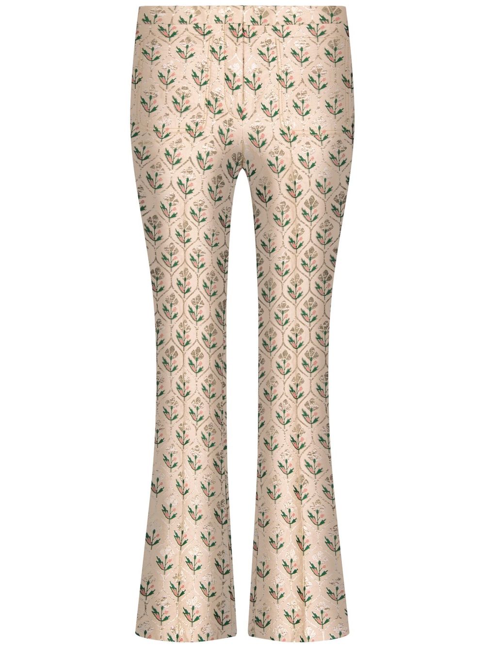 Giambattista Valli Cropped-Hose aus Blumen-Jacquard - Nude von Giambattista Valli