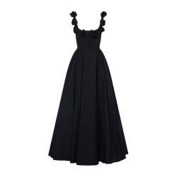 Schwarzes Baumwollkleid Von Giambattista Valli von Giambattista Valli