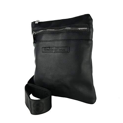 GianMarcoVenturi GIANMARCO VENTURI Herrentasche mit verstellbarem Schultergurt, aus Kunstleder, mit mehreren Taschen GianMarcoVenturi GIANMARCO VENTURI Herrentasche mit verstellbarem Schultergurt, aus Kunstleder, mit mehreren Taschen von GianMarcoVenturi