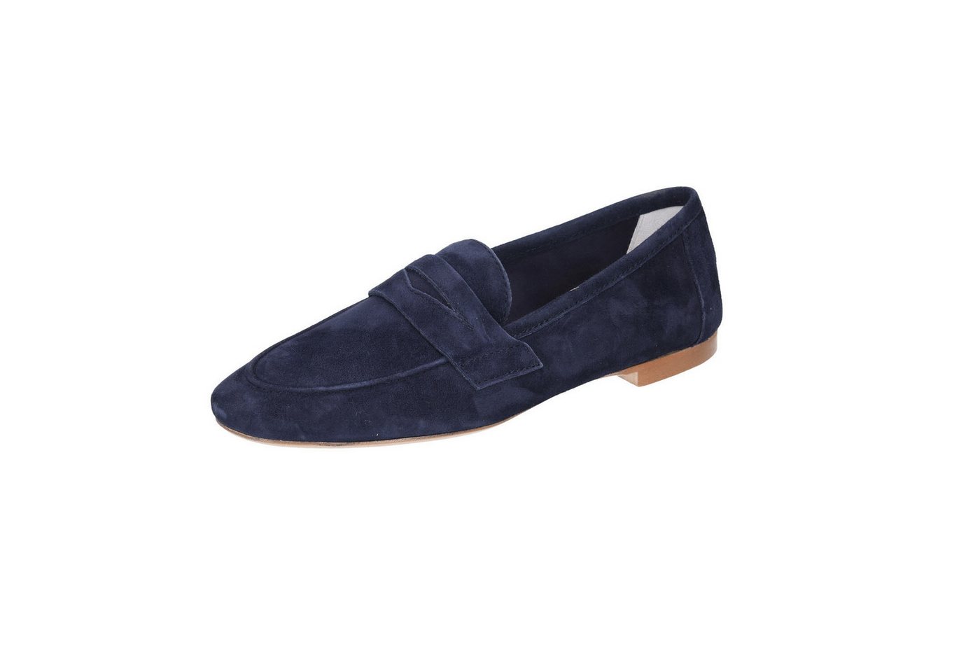 Gianluca Pisati Adele Slipper Velourleder Blu Schnürschuh von Gianluca Pisati