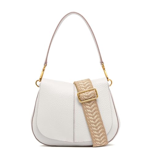 Kleine Schultertasche Helena Round Sabbia von Gianni CHIARINI