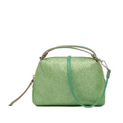 Apfelgrüne Lurex Wildleder-clutch Von Gianni Chiarini von Gianni Chiarini