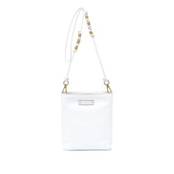 Gianni Chiarini Camilla Schultertasche Aus Weißem Leder von Gianni Chiarini