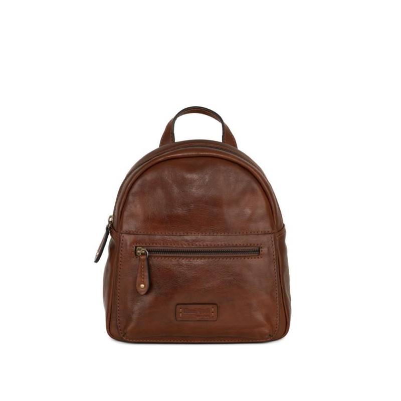 Gianni Conti - Cityrucksack Zaino In Pelle Cognac Cognac von Gianni Conti