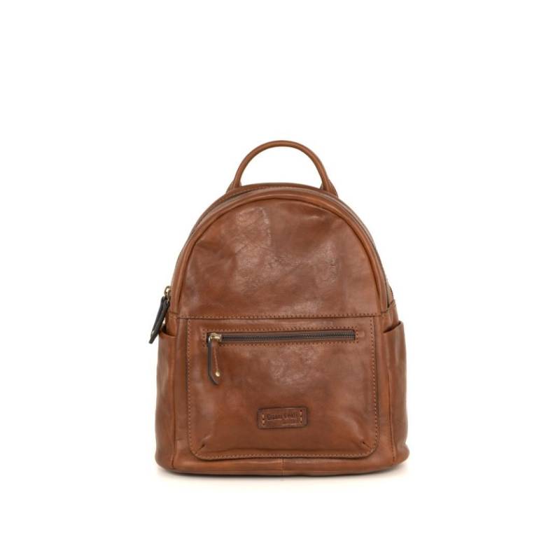 Gianni Conti - Cityrucksack Zaino In Pelle Cognac Cognac von Gianni Conti