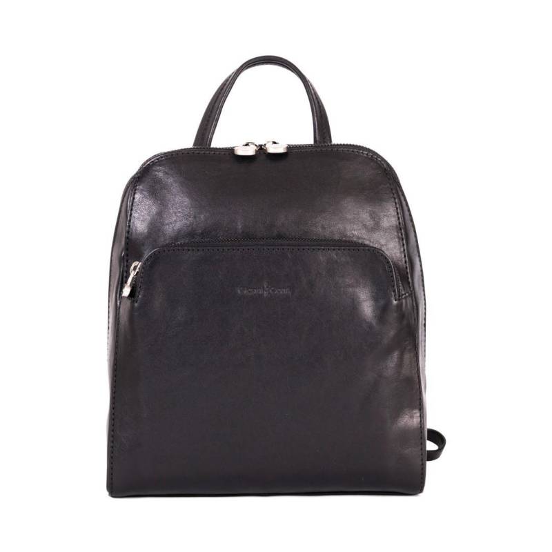 Gianni Conti - Cityrucksack Zaino In Pelle Donna Nero Schwarz von Gianni Conti
