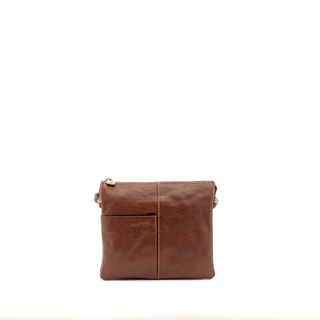 Gianni Conti - Rv-Handtasche Borsa In Pelle Donna Cognac Cognac von Gianni Conti