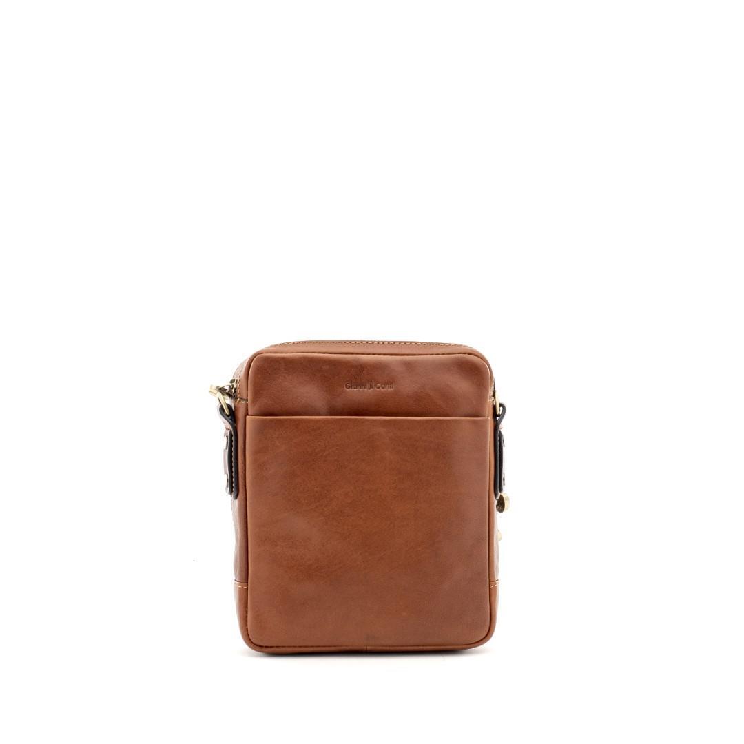 Gianni Conti - Rv-Handtasche Borsello In Pelle Cognac Cognac von Gianni Conti
