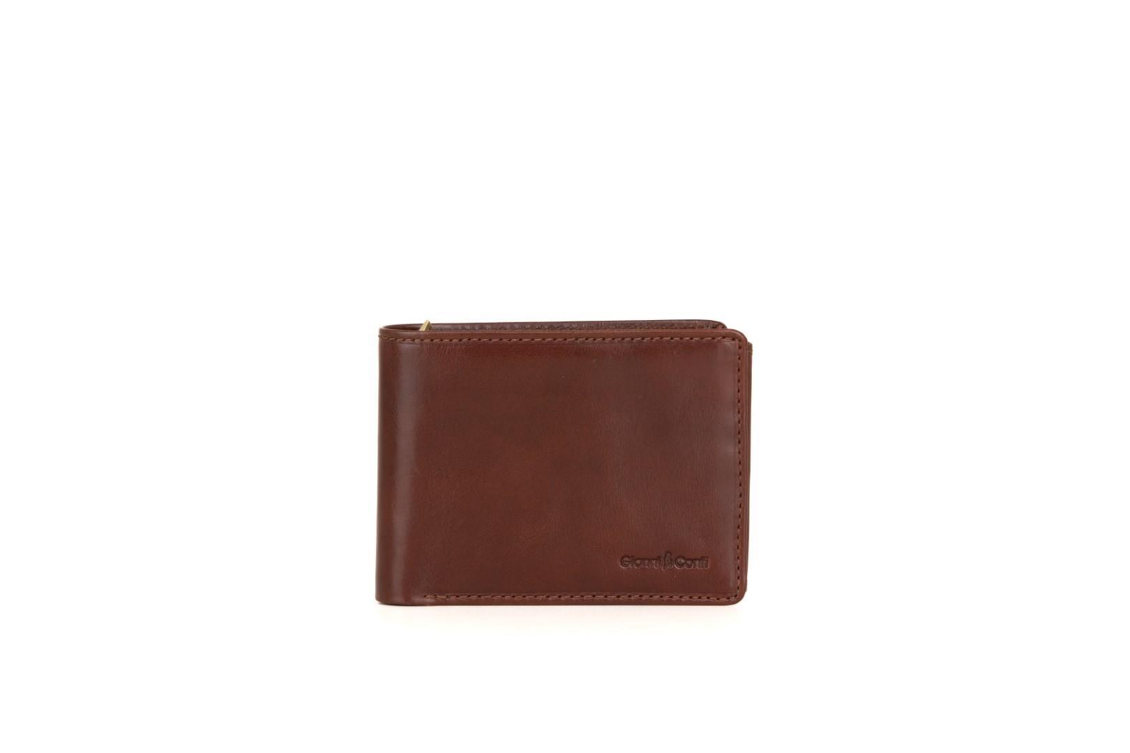 Gianni Conti - Scheintasche Portafoglio In Pelle Marrone Braun von Gianni Conti