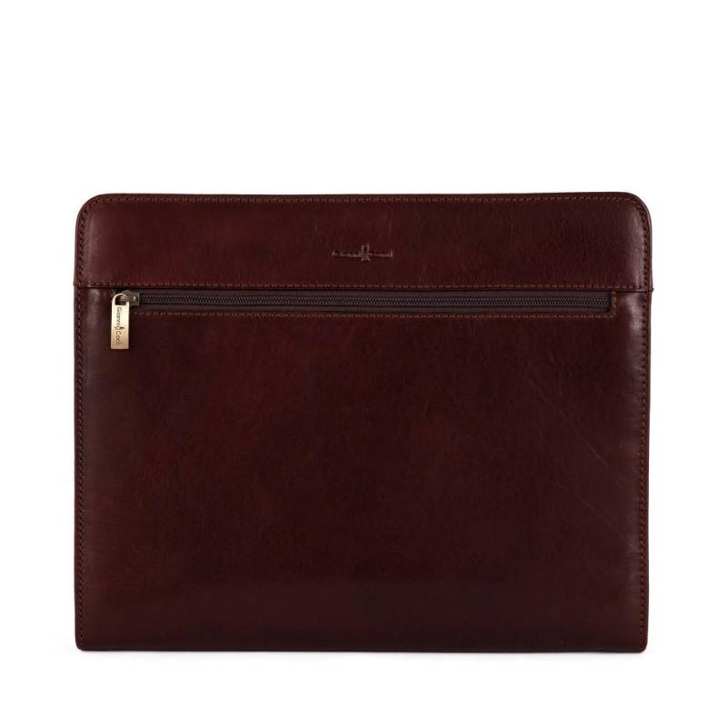 Gianni Conti - Schreibmappe Cartella In Pelle Marrone Braun von Gianni Conti