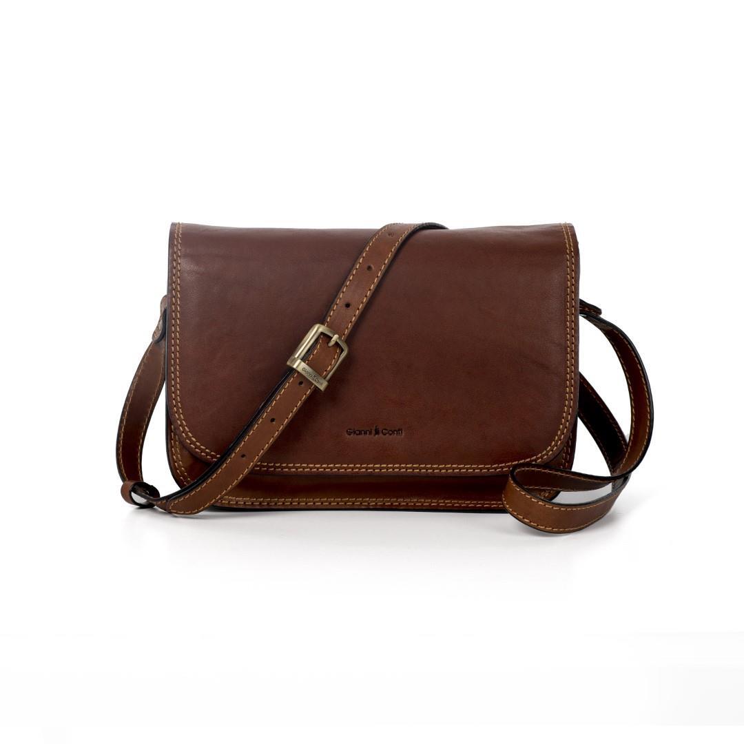 Gianni Conti - Üb-Handtasche Borsa In Pelle Donna Marrone Cognac von Gianni Conti