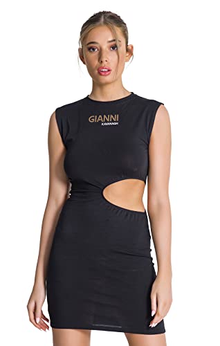 Gianni Kavanagh Damen Black Gianni Dress Freizeitkleid, schwarz, Medium von Gianni Kavanagh