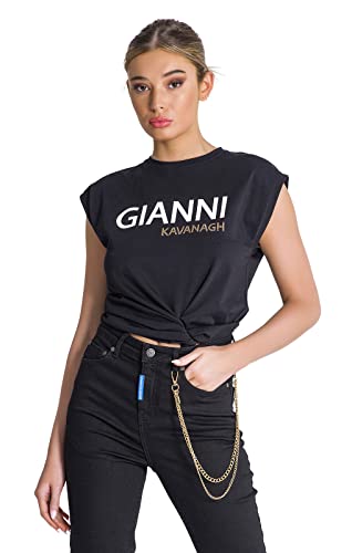 Gianni Kavanagh Damen Black Gianni Top Weste, schwarz, Large von Gianni Kavanagh