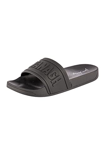 Gianni Kavanagh Damen Schwarze Kavanagh-Sliders Schiebe-Sandalen, 35 EU von Gianni Kavanagh