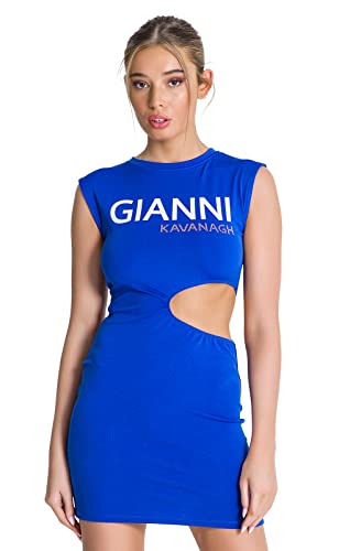 Gianni Kavanagh Damen Blue Gianni Dress Freizeitkleid, blau, Large von Gianni Kavanagh