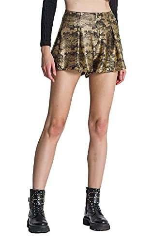 Gianni Kavanagh Damen Gold Power Shorts Panties, S von Gianni Kavanagh